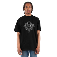 Emotion 2025 Unisex Oversized Heavyweight T-Shirt With Lineup - black