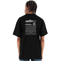Emotion 2025 Unisex Oversized Heavyweight T-Shirt With Lineup - black