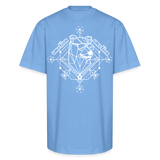 Emotion 2025 Unisex Oversized Heavyweight T-Shirt With Lineup - sky blue