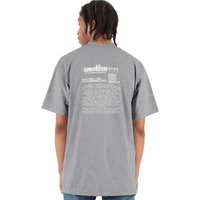 Emotion 2025 Unisex Oversized Heavyweight T-Shirt With Lineup - heather gray