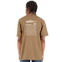 Emotion 2025 Unisex Oversized Heavyweight T-Shirt With Lineup - khaki