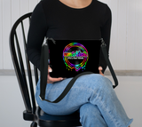 Emotion Rainbow Squiggles Vegan Leather Crossbody Bag
