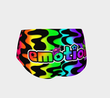 Emotion Slug Logo Rainbow Squiggles Mini Shorts