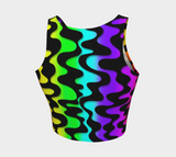 Emotion Slug Logo Rainbow Squiggles Crop Top