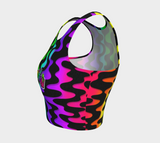Emotion Slug Logo Rainbow Squiggles Crop Top