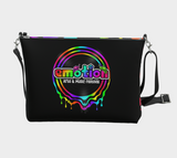 Emotion Rainbow Squiggles Vegan Leather Crossbody Bag