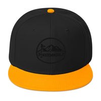 PinzHigh Golf Black Snapback Hat