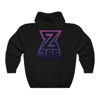 Zaxx 386 Icon Front, Back   Hooded Sweatshirt