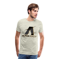 Alpha Rally Black Men's Premium T-Shirt - heather oatmeal
