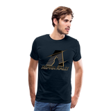 Alpha Rally Black Men's Premium T-Shirt - deep navy