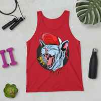 Punk Cat Unisex Tank Top