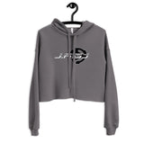 J.A.DJ Old School Crop Hoodie