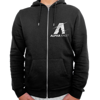 Alpha Rally  - Full Zip Hooded Sweatshirt